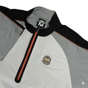 FootJoy PGA Master Professional Golf Pullover Windbreaker Shirt XL White Gray